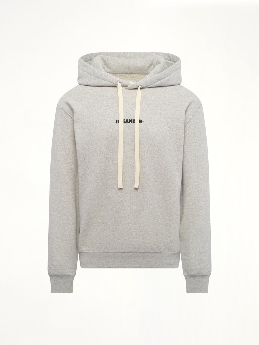 Plus Compact Terry Hoodie in Powder Green