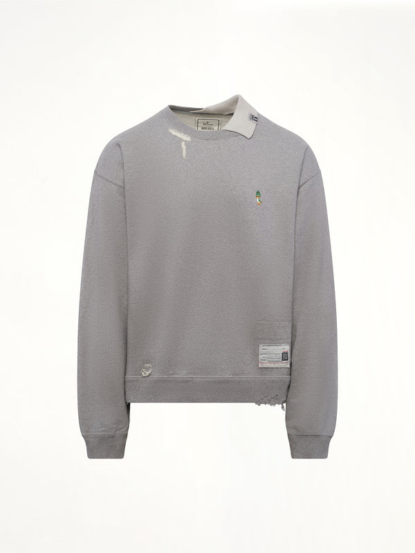 Triple Layered Pullover in Gray