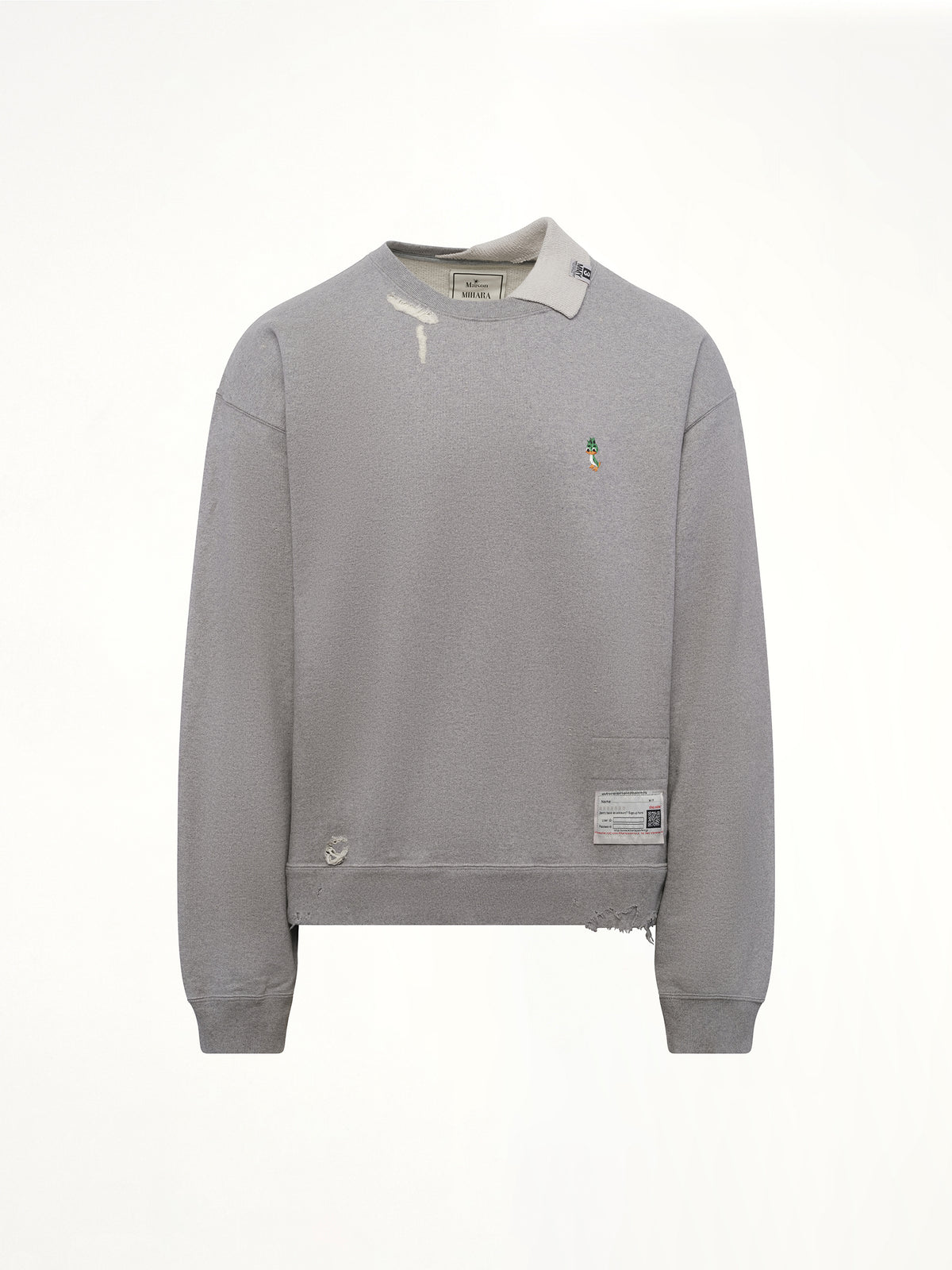 Triple Layered Pullover in Gray