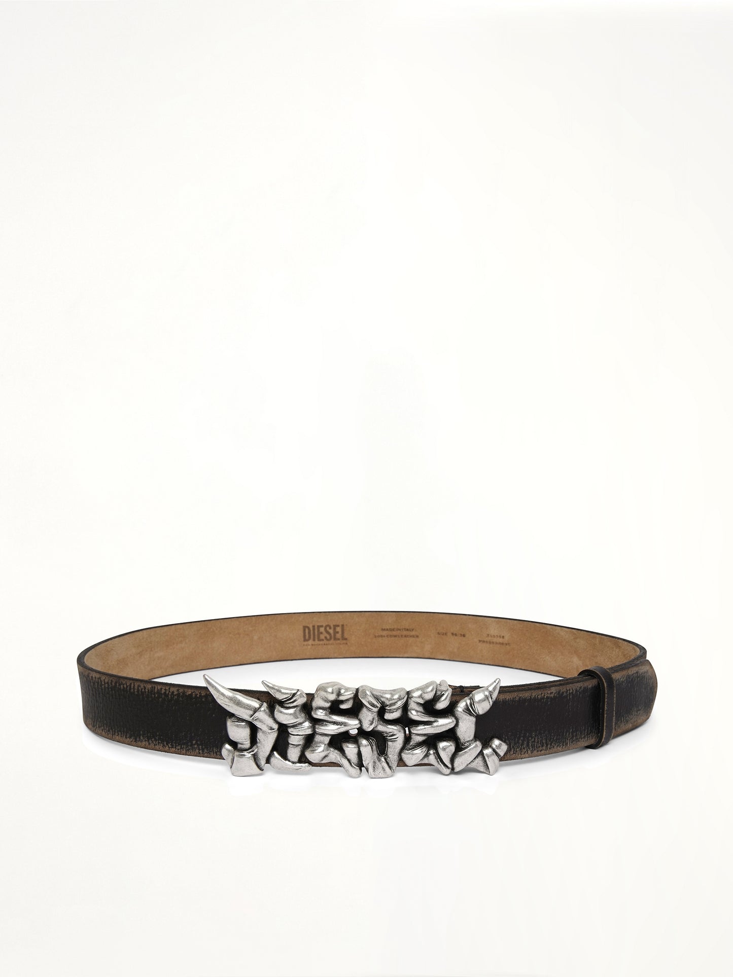 B-GRAFFITI Belt in Black/Silver