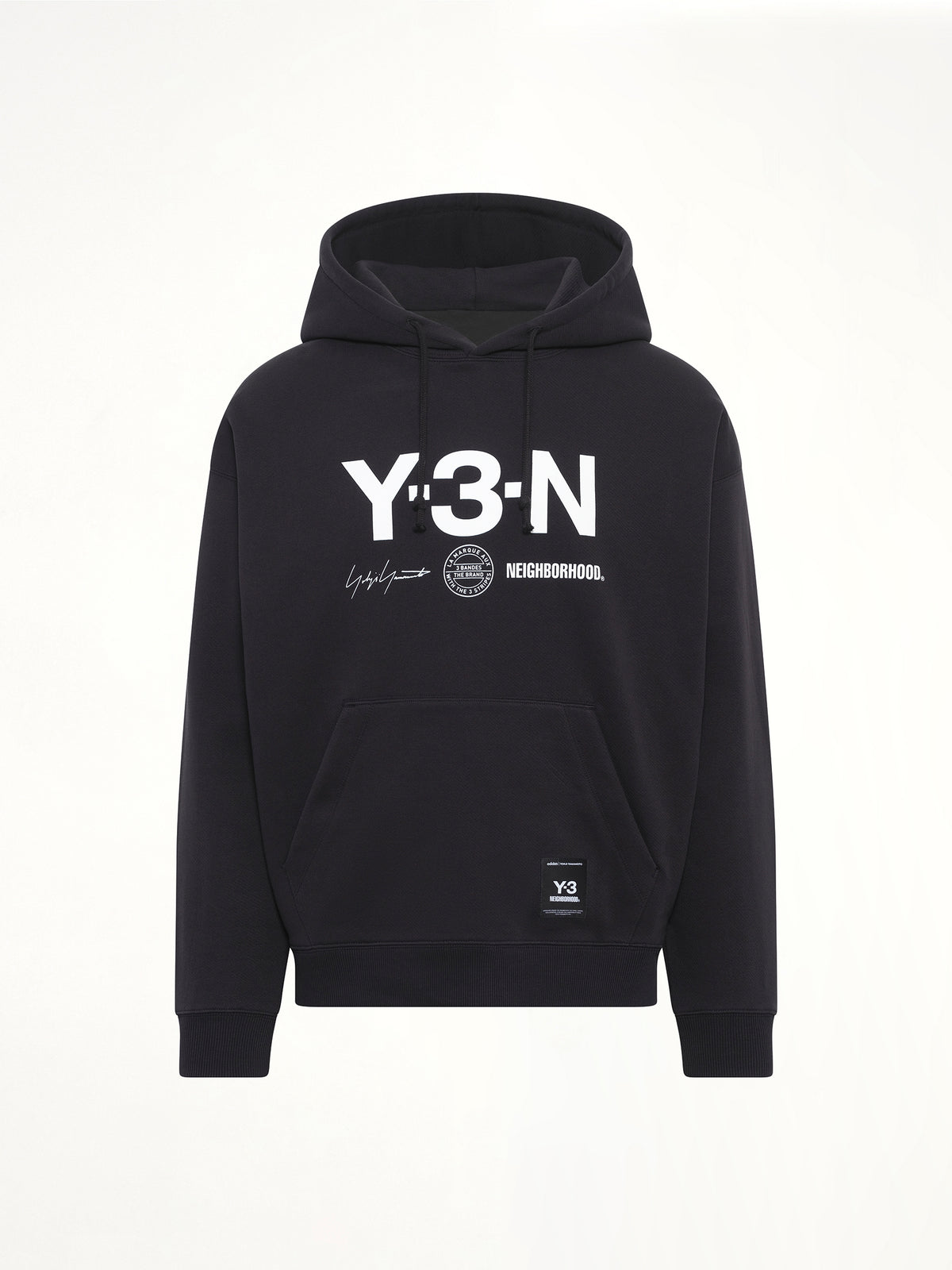 Y-3 X NBHD Graphic Hoodie in Black