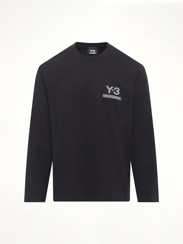 Y-3 X NBHD 标志长袖 T 恤 - 黑色