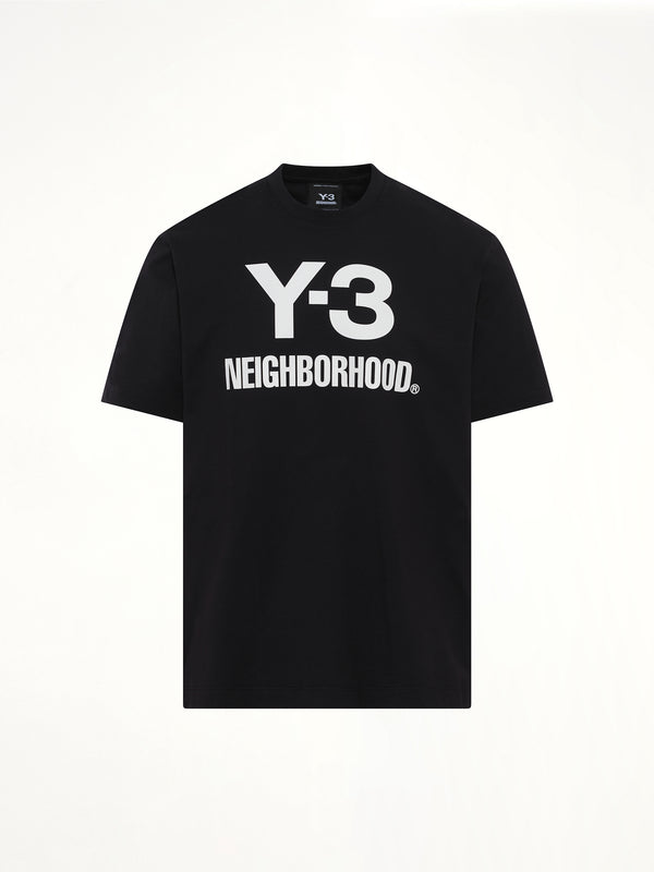 Y-3 X NBHD Logo T-Shirt in Black