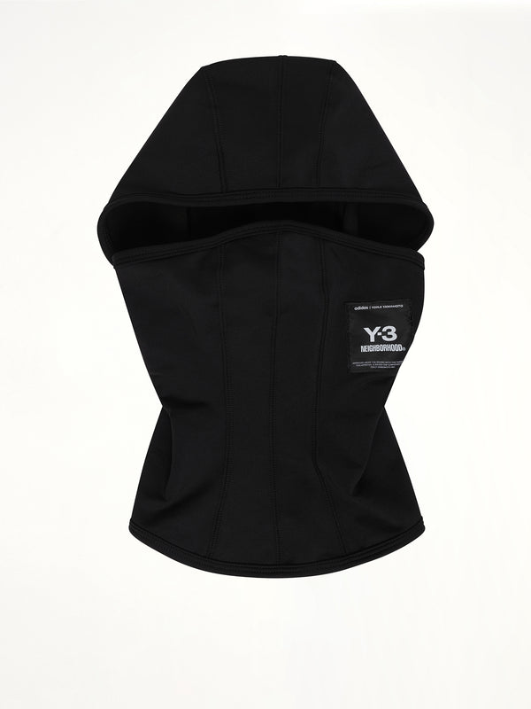 Y-3 X NBHD 黑色巴拉克拉瓦帽