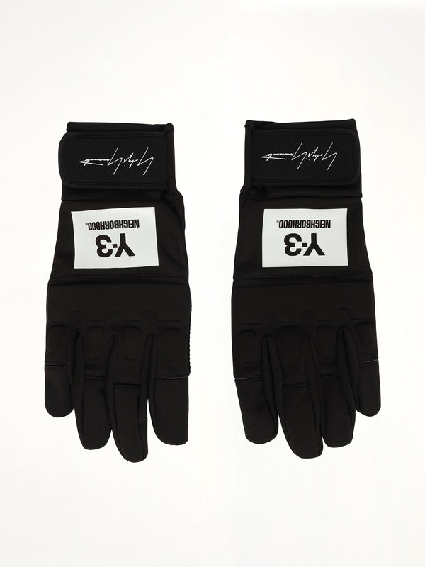 Y-3 X NBHD 黑色手套