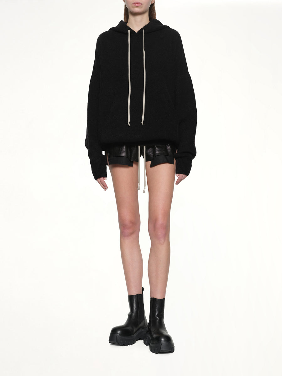 Hun Hoodie in Black