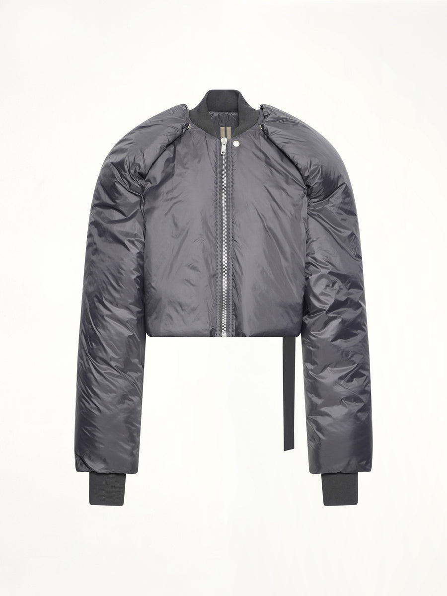 Convertible Down Jacket in Black