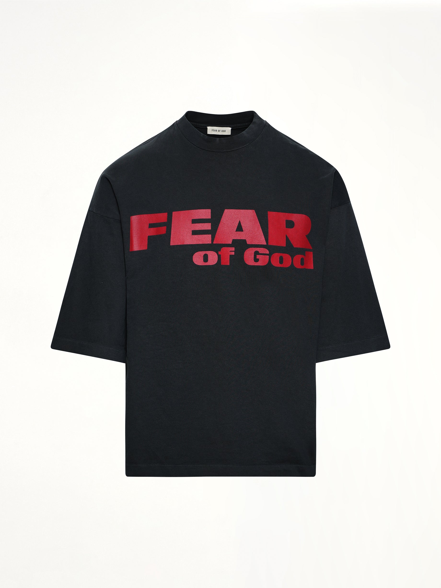 ブラックのリラックスフィットフィアイズゴーンTシャツ