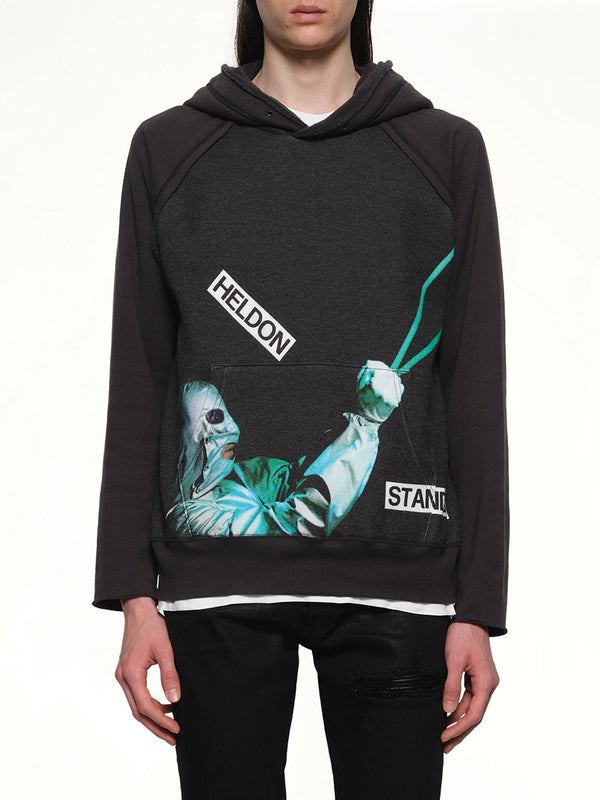 Heldon Stand By Hoodie in Black