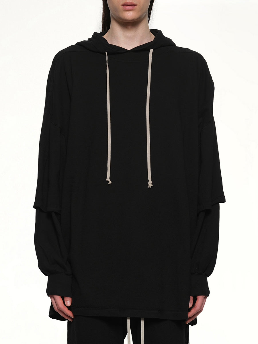 Tommy Hustler Hoodie in Black