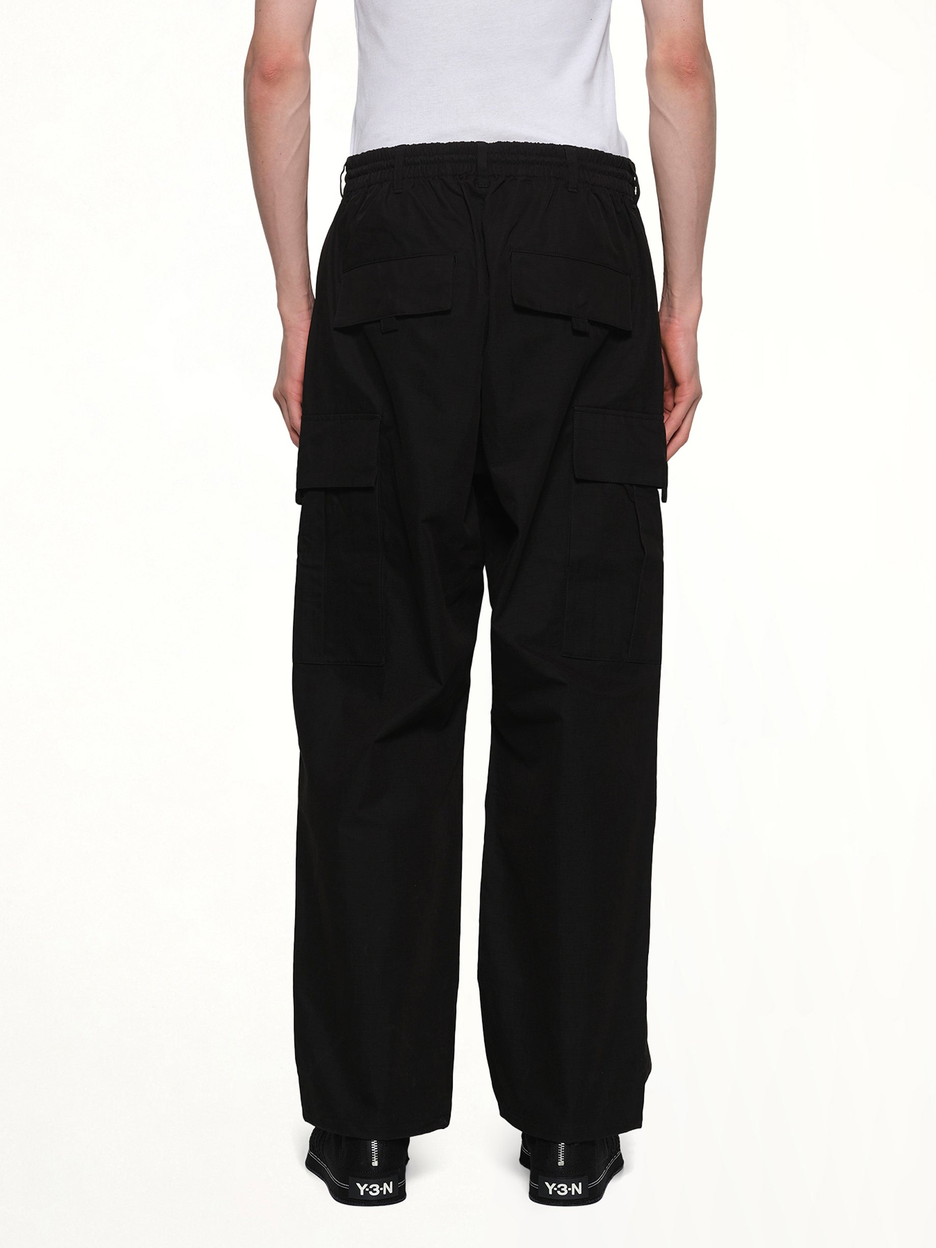 Y-3 X NBHD 블랙 카고 팬츠