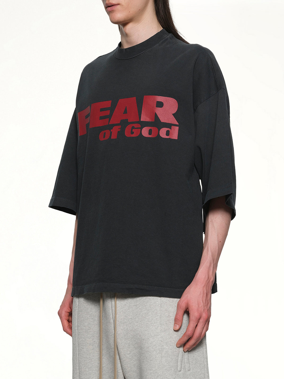 ブラックのリラックスフィットフィアイズゴーンTシャツ