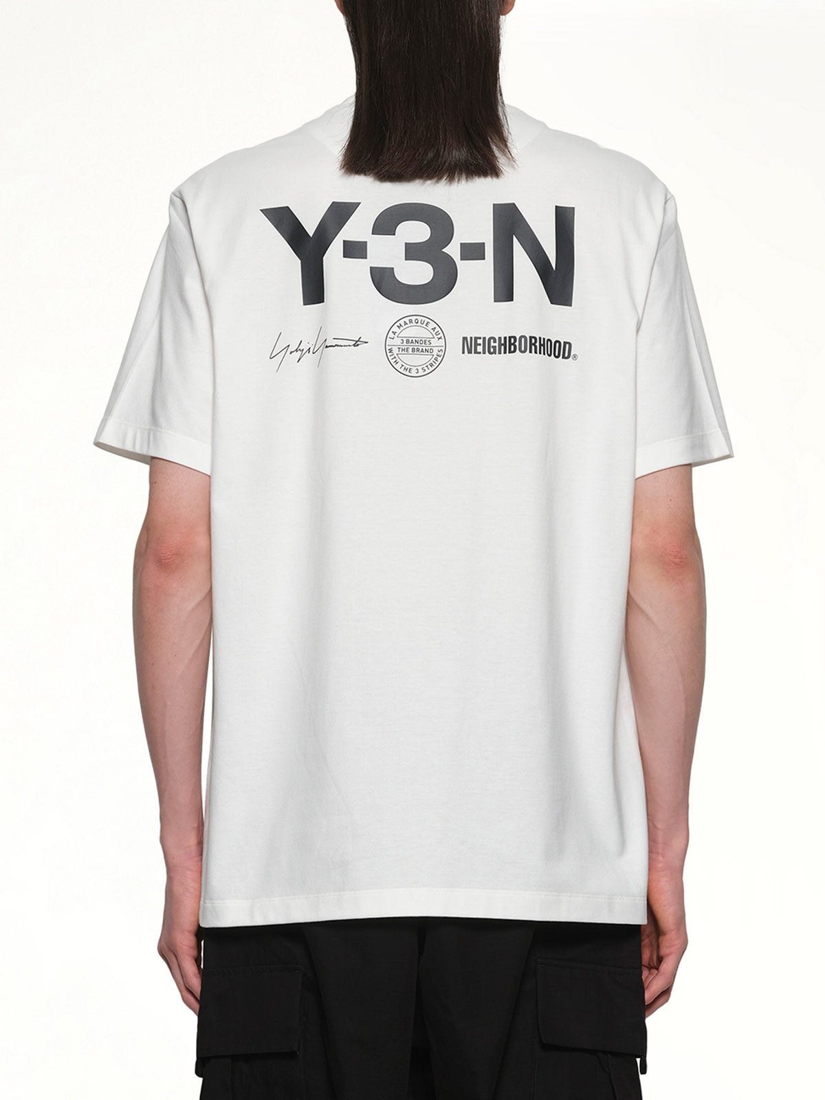 白色 Y-3 X NBHD 印花 T 恤