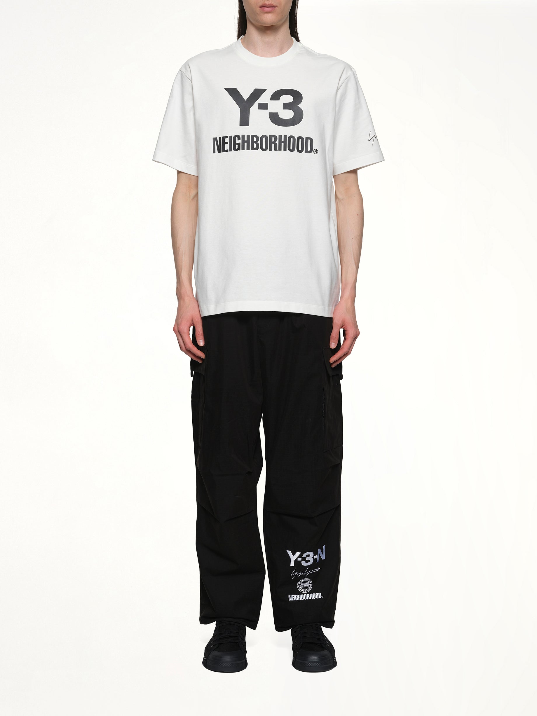 Y-3 X NBHD 白色标志 T 恤