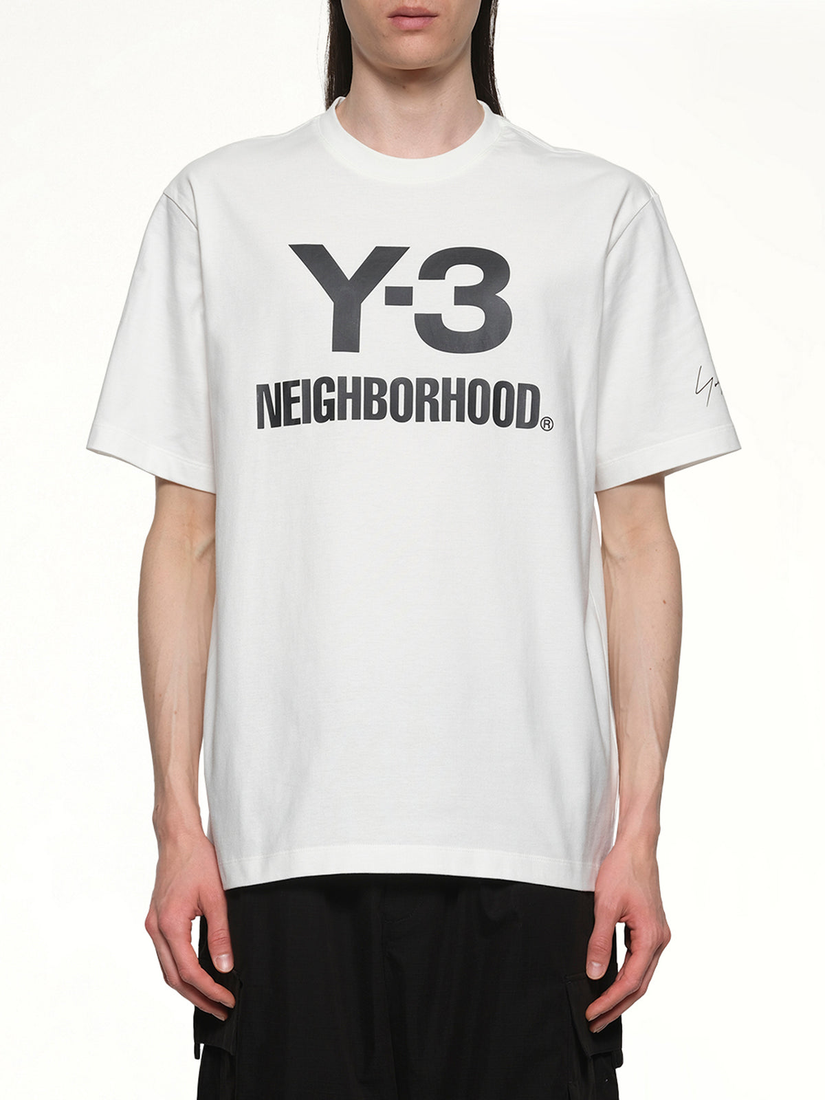 Y-3 X NBHD 白色标志 T 恤