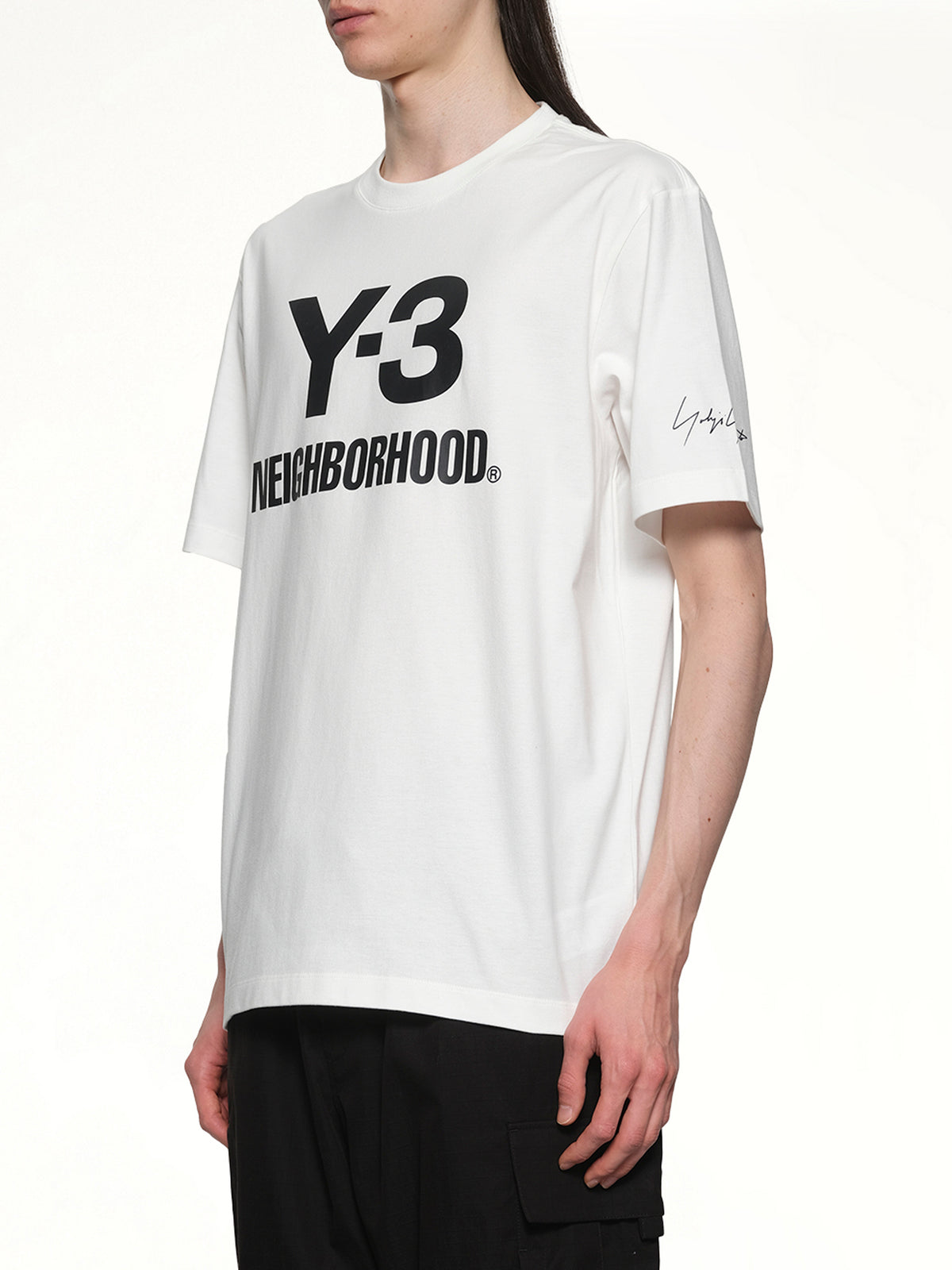 Y-3 X NBHD 白色标志 T 恤