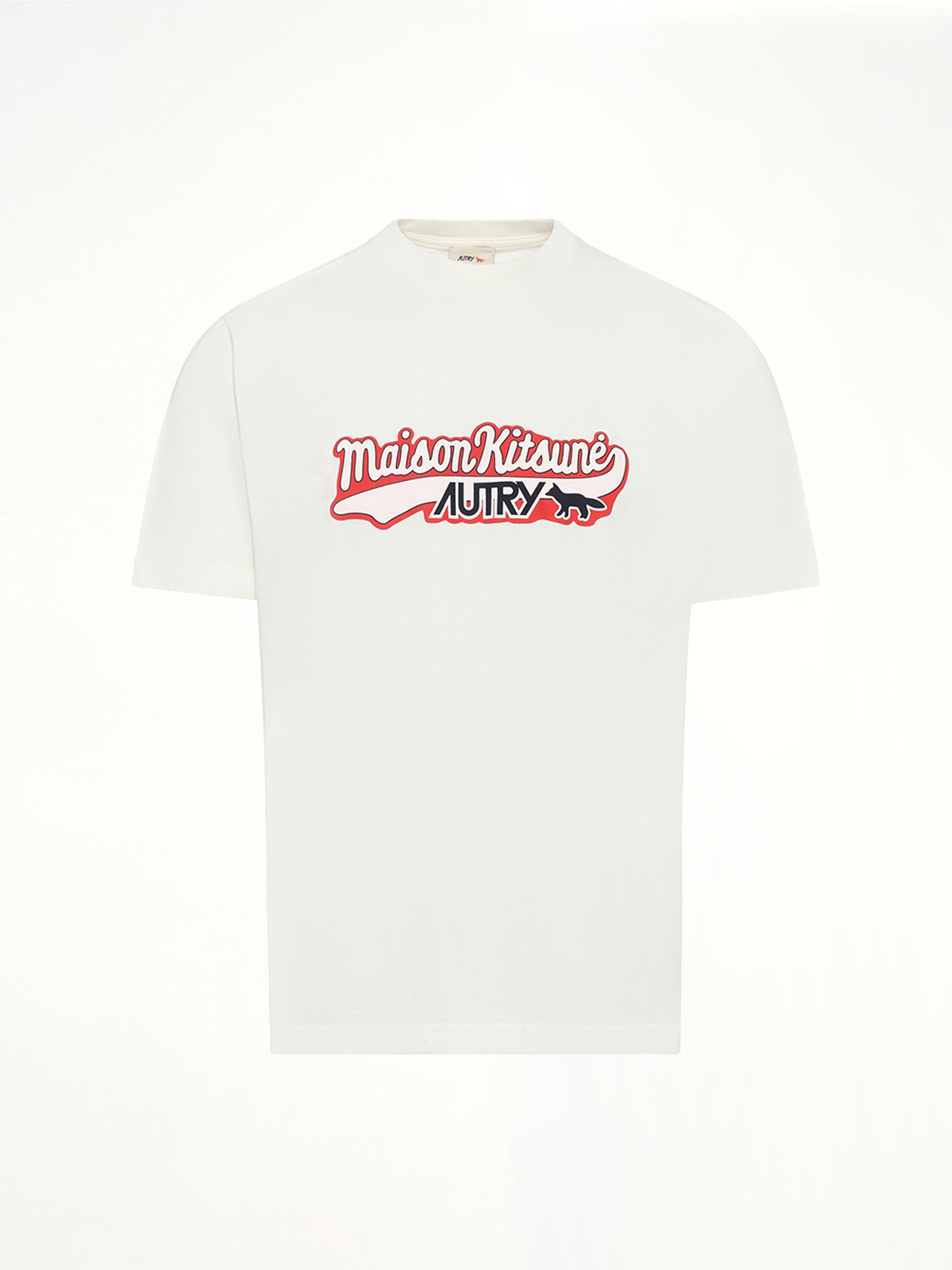 화이트 Autry x Maison Kitsune 티셔츠