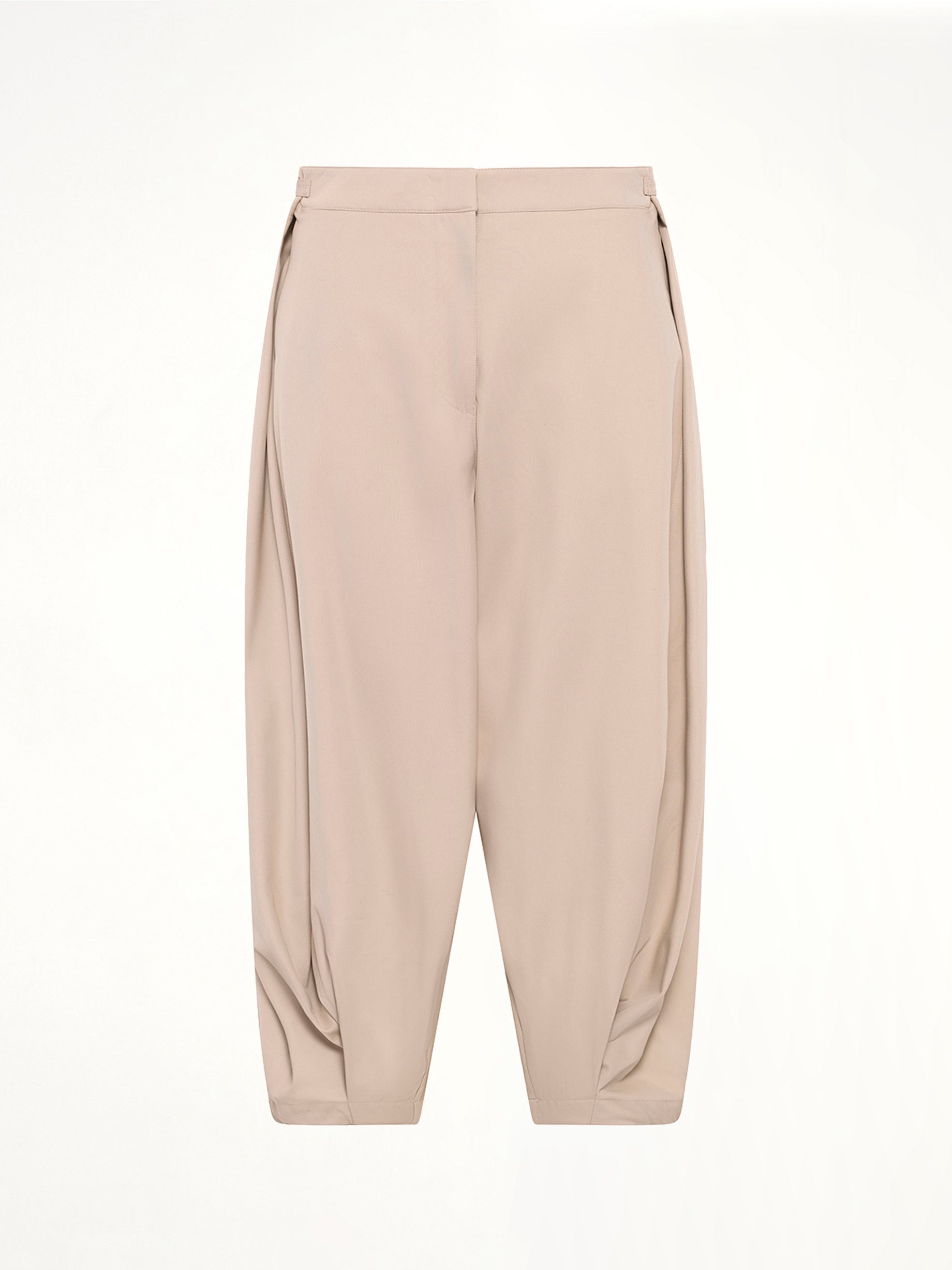 Draped Trouser AF in Beige