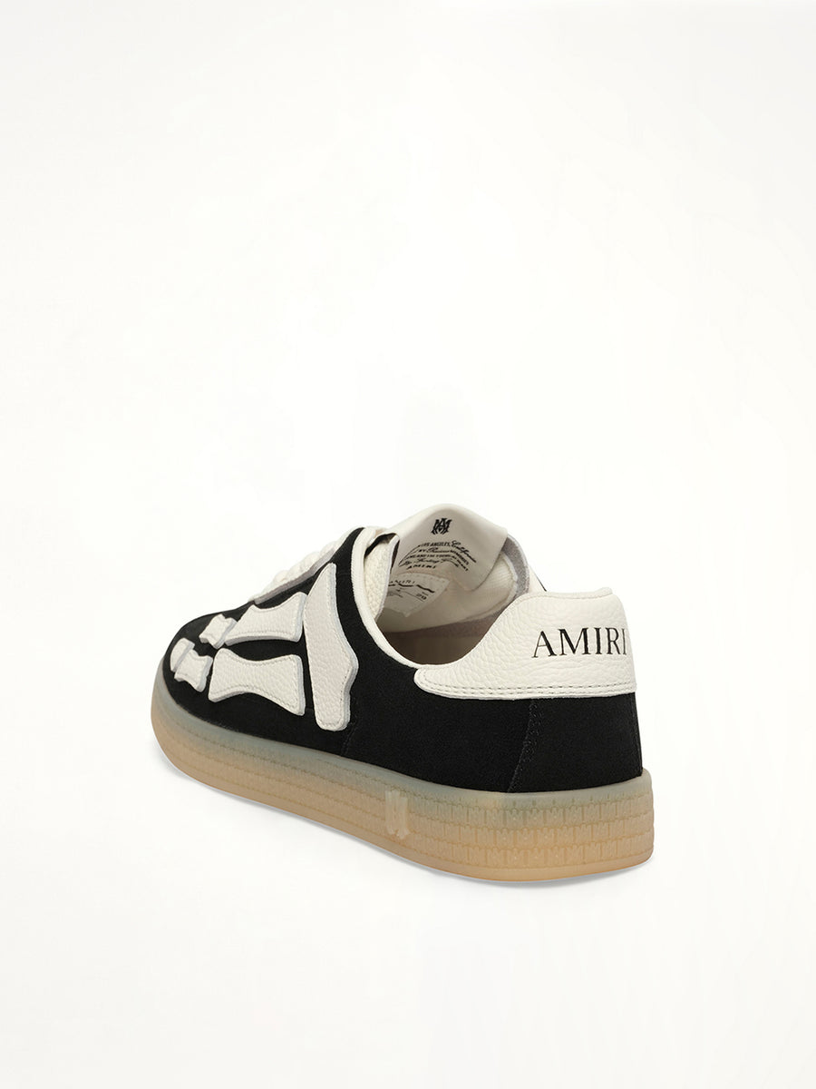 Pacific Bones Sneaker in Black Back View | AMIRI