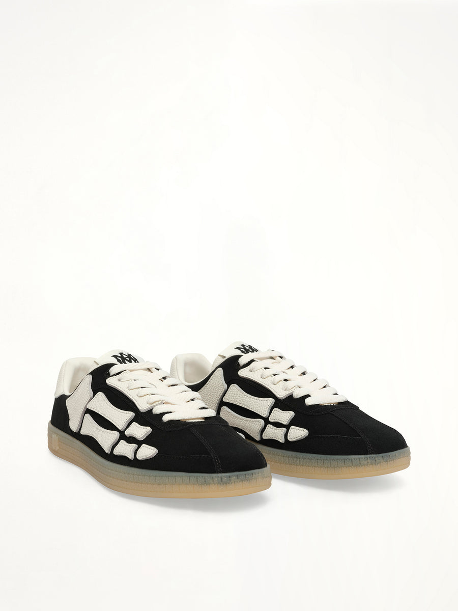 Pacific Bones Sneaker in Black Front View | AMIRI