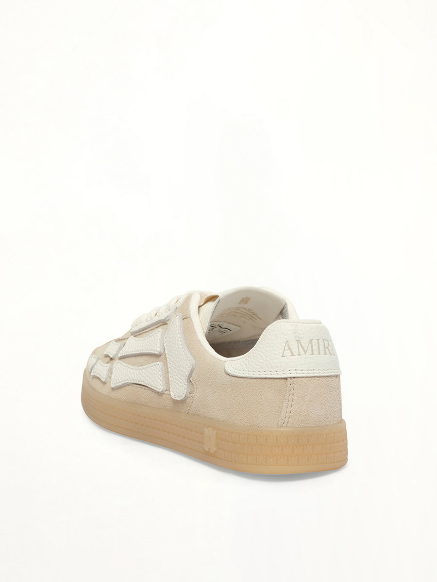 Pacific Bones Sneaker in Sand Back View | AMIRI