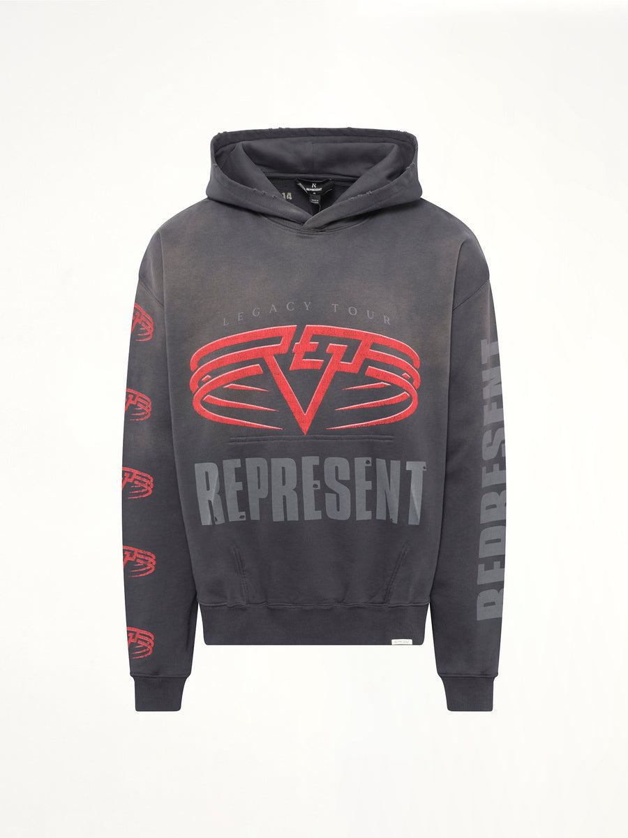 Reversible Living Legacy Falcon Hoodie in Sun Fade Grey
