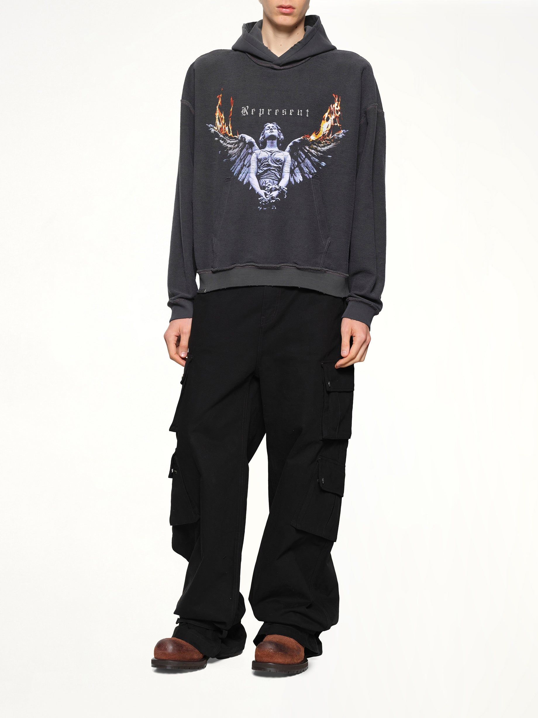 Represent Living Legacy Tour Hoodie in Sun Fade Grey