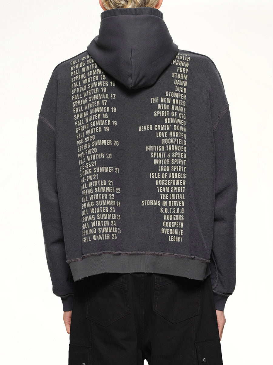Represent Living Legacy Tour Hoodie in Sun Fade Grey