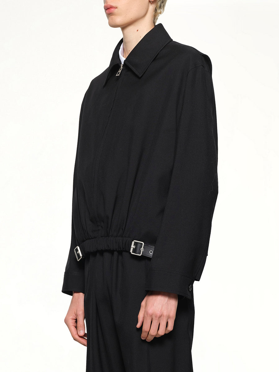 Belted Jacket in Black
