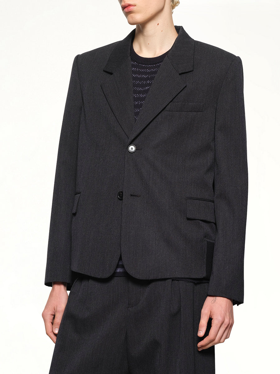 Wool Jacket in Grey