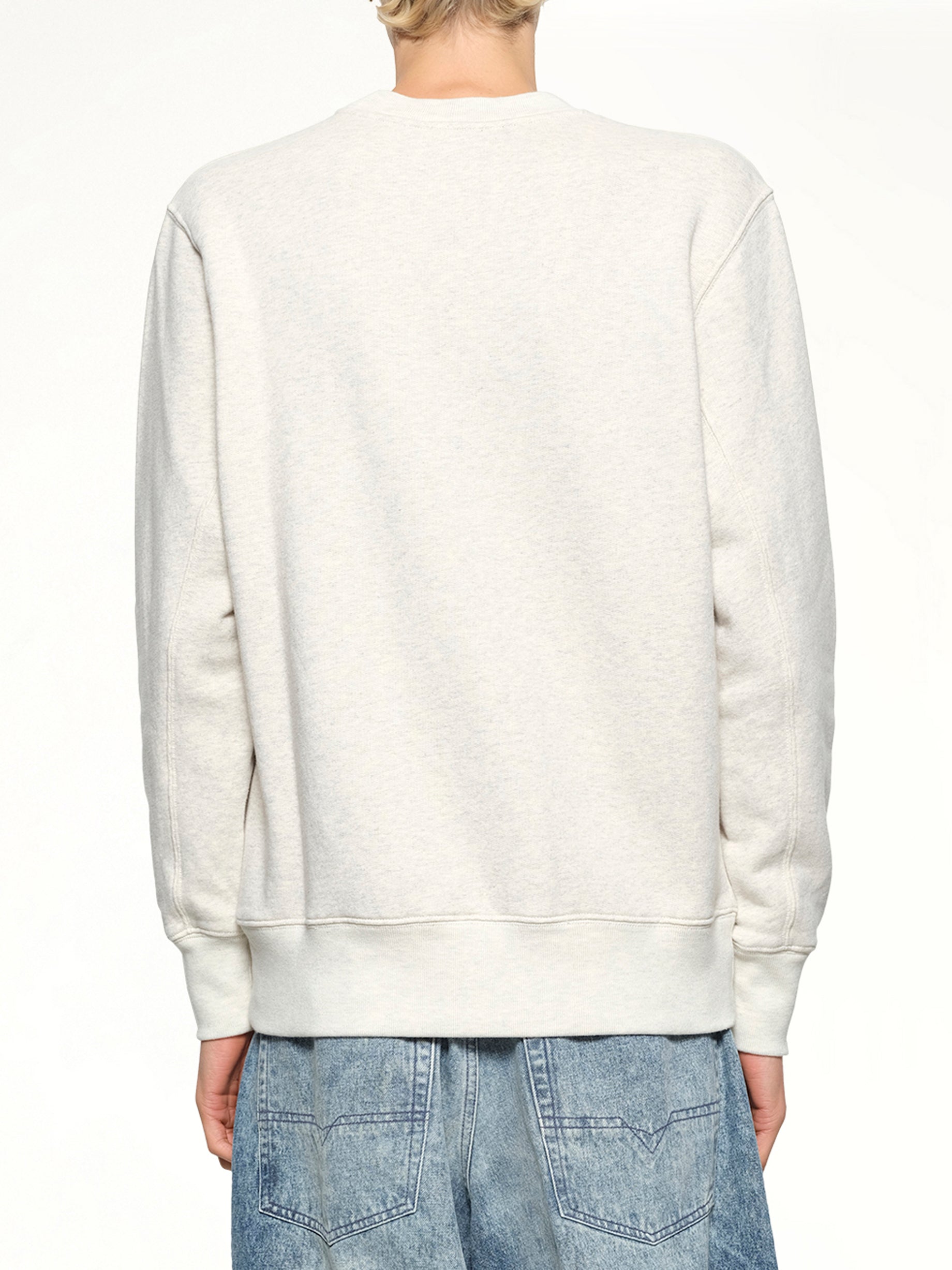 그레이 멜란지 Autry x Maison Kitsune 스웨트셔츠