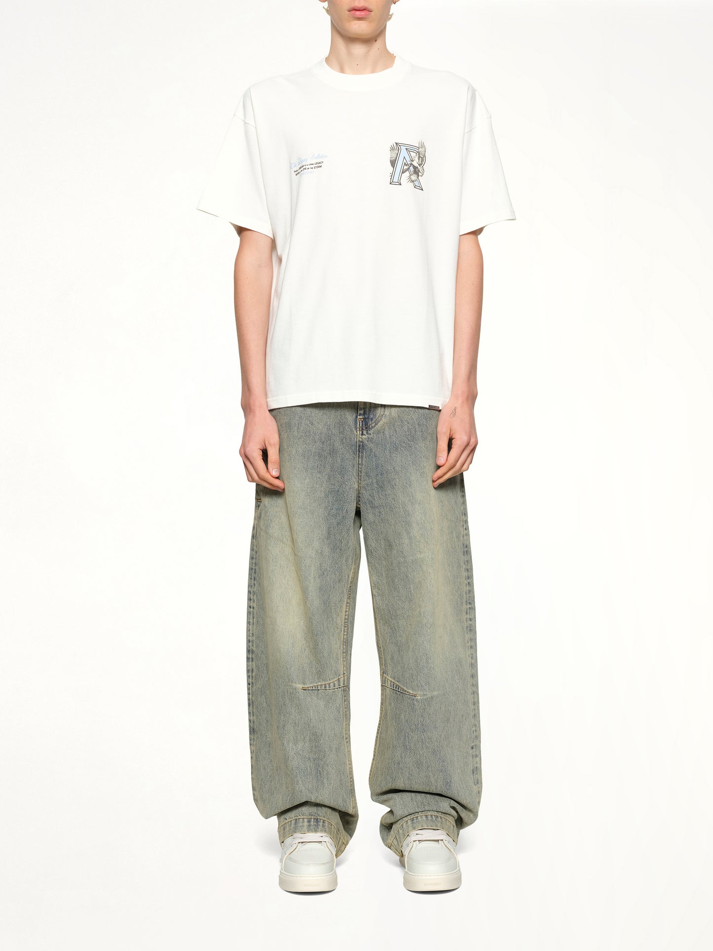 Legacy Falcon T-Shirt in Flat White