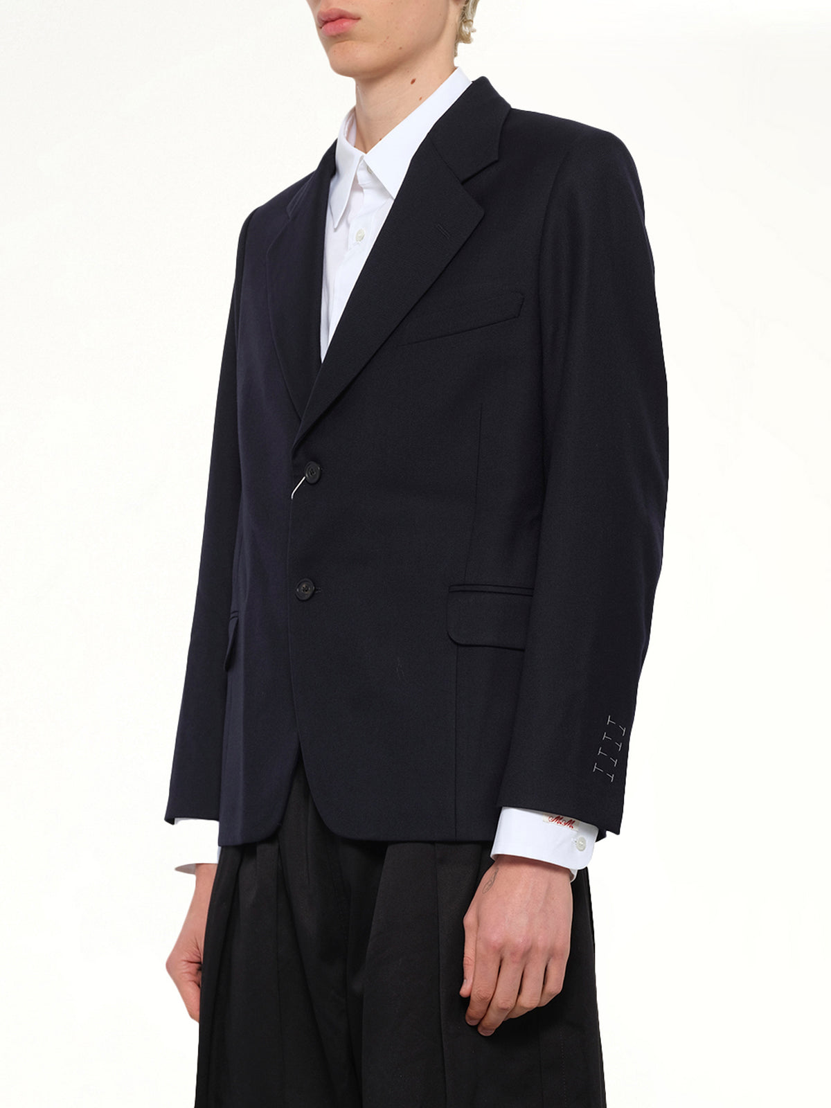 블루 버진 울 블레이저