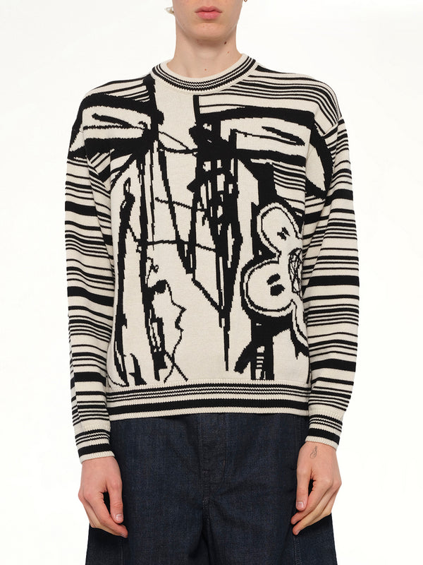 Kenzo x Futura 2000 Sweater in Off White