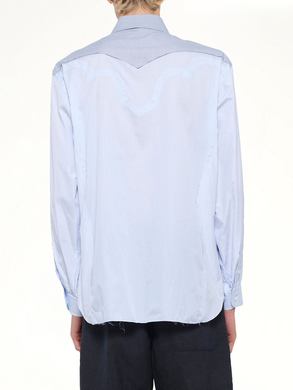 Classic Stripe Shirt in Azure