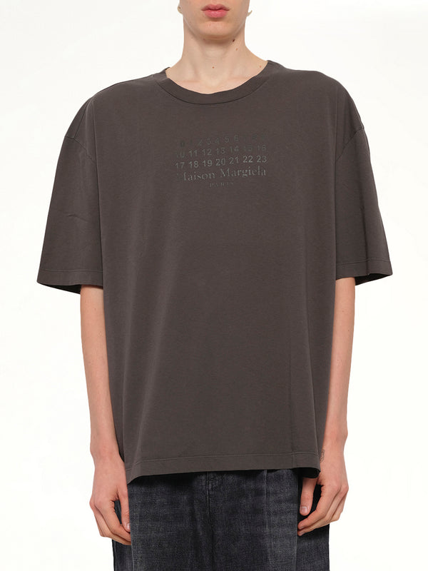 Maison Margiela 貂皮色徽标T恤