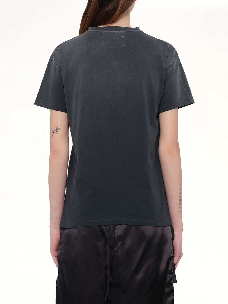 Reverse Logo T-Shirt in Black