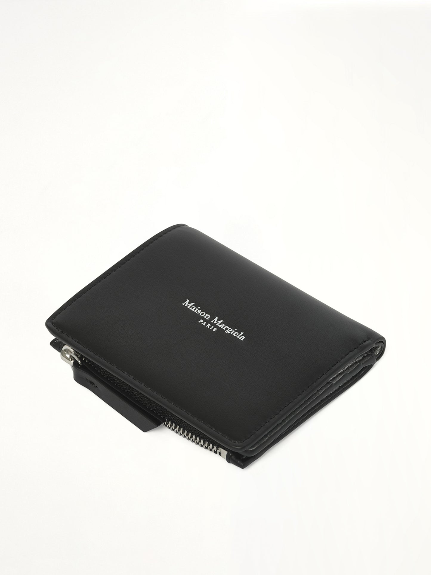 Maison Margiela Flip Wallet in Black/Silver