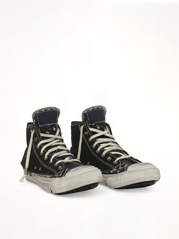 Loved to Death Sneaker in Black Front View | MAISON MARGIELA