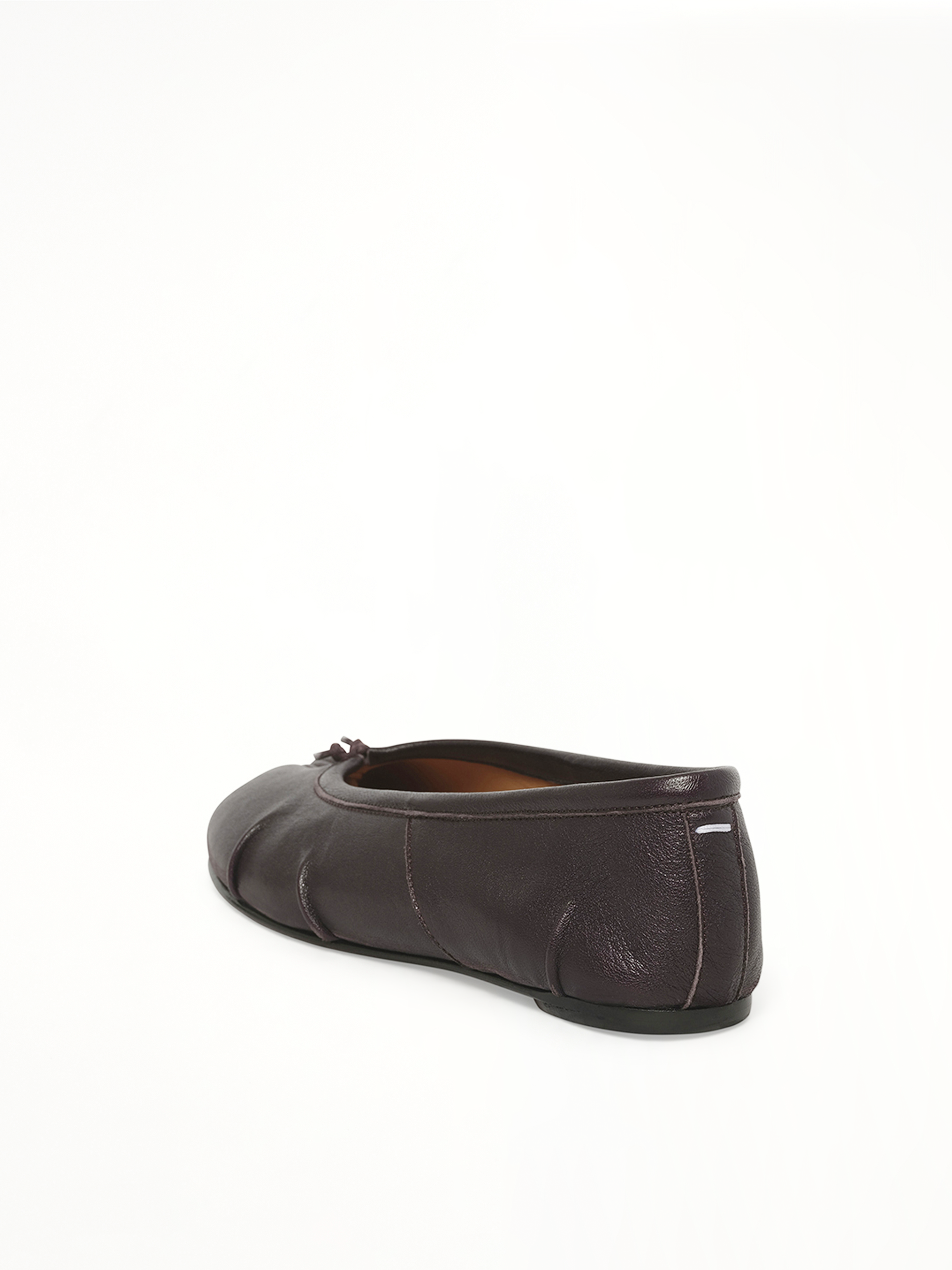 Tabi Ballerina in Plum Back View | MAISON MARGIELA