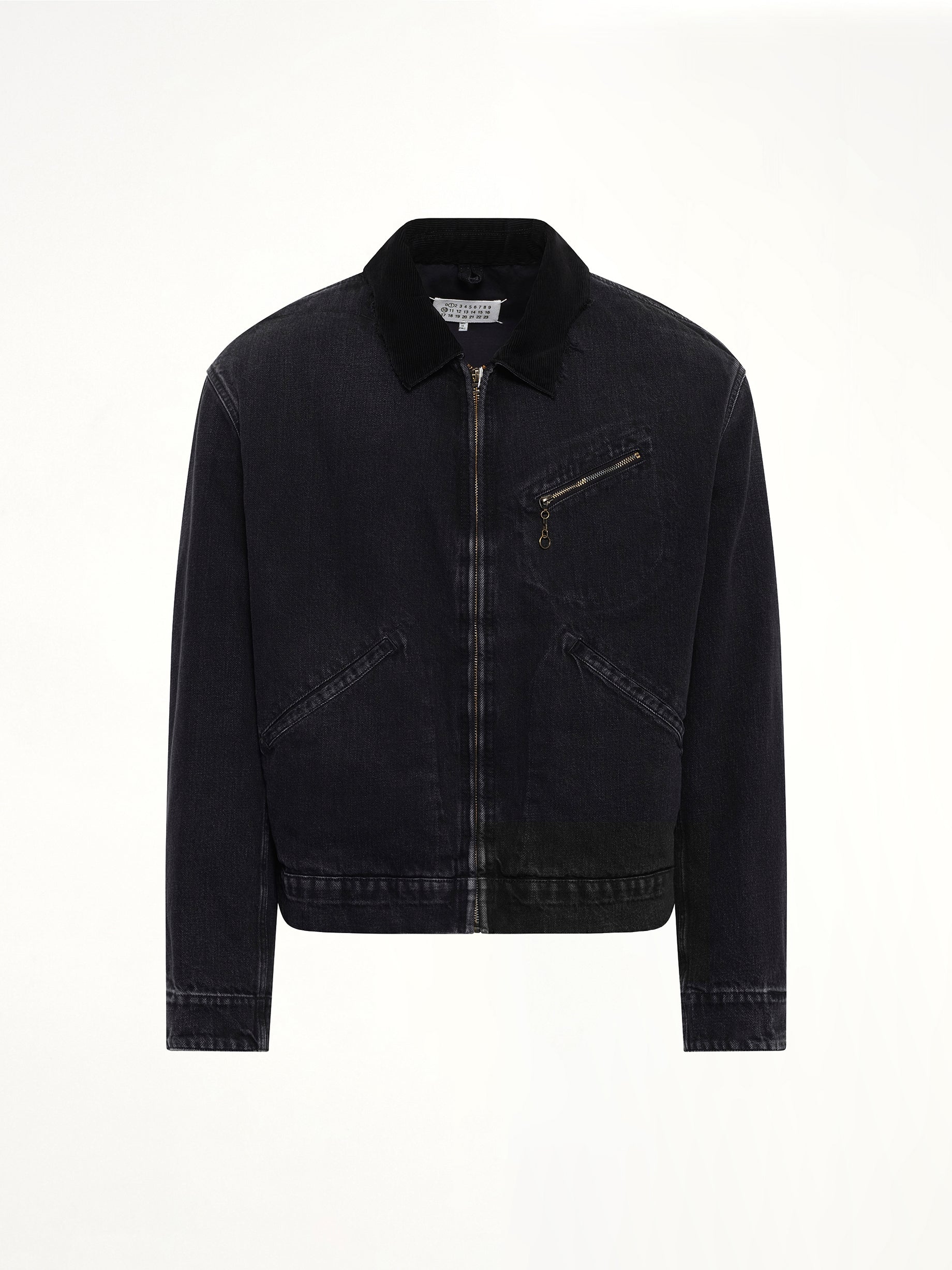 Original Japanese Denim Jacket in Washed Black
