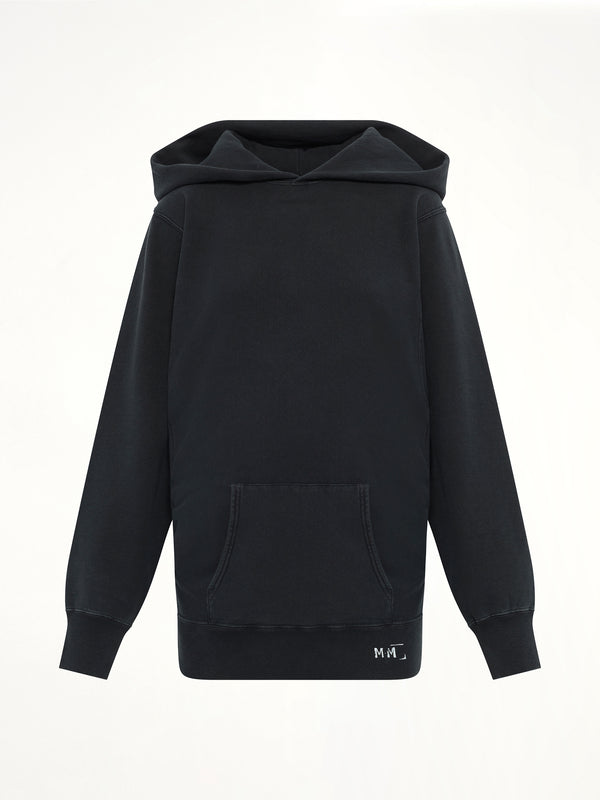 Organic Cotton Fleece Hoodie in Vintage Carbon