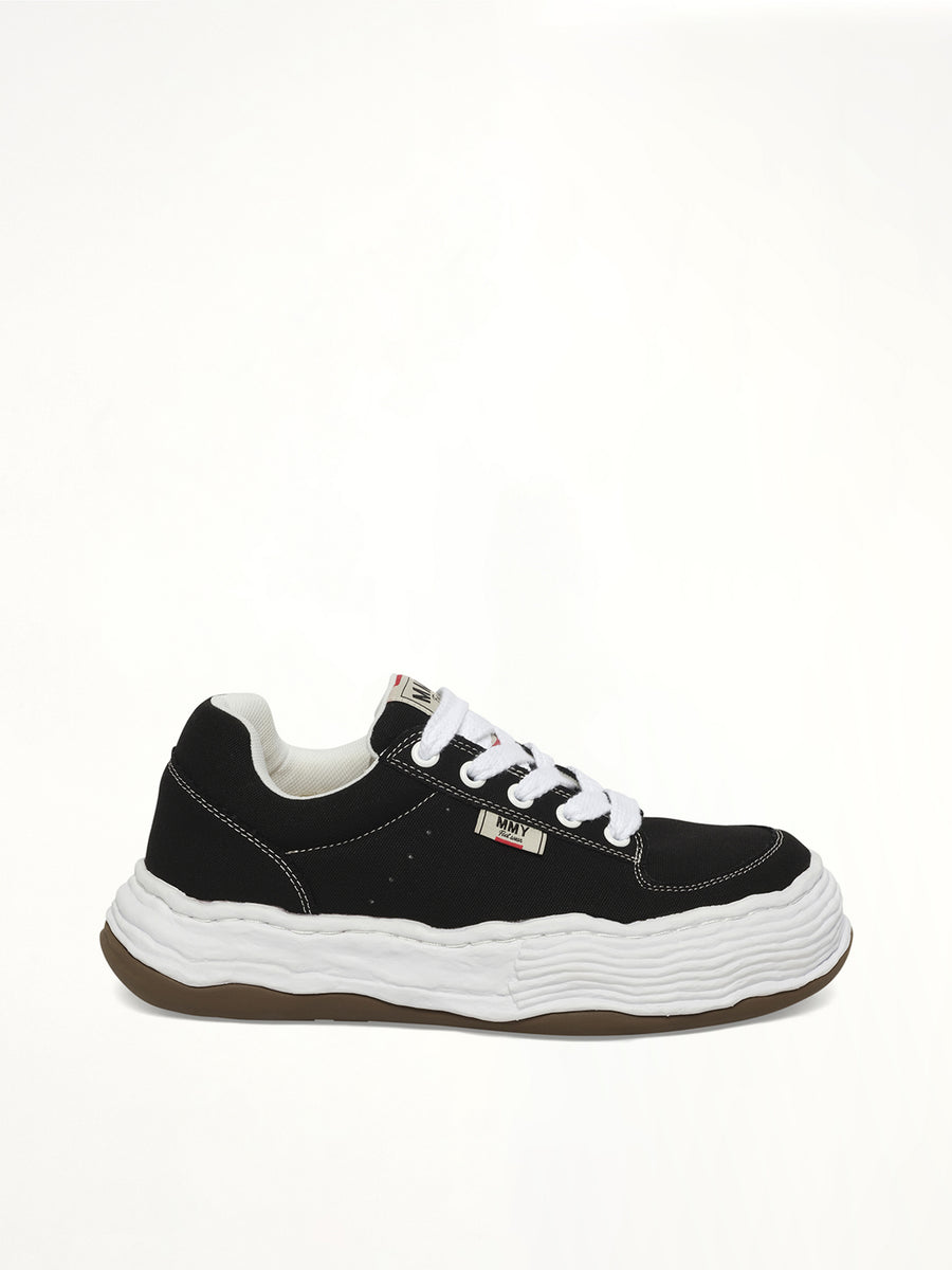 Oliver OG Sneaker in Black Side View | MAISON MIHARA YASUHIRO