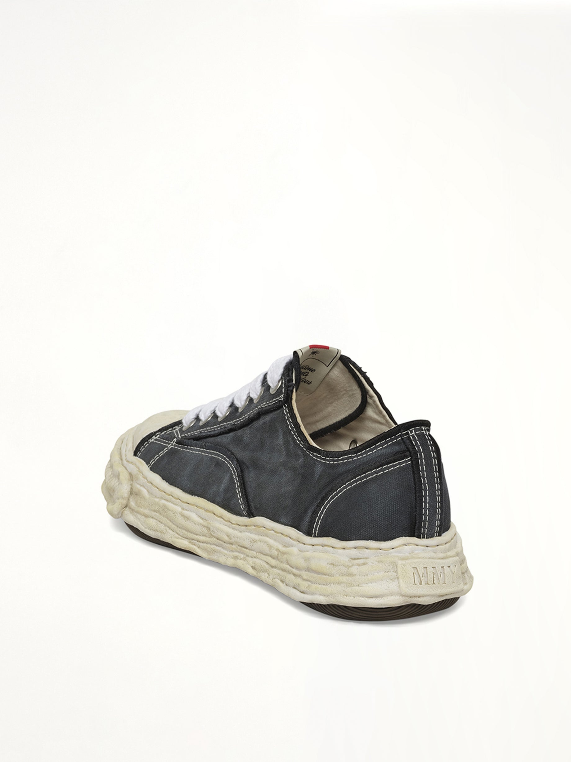 Peterson 23 OG Sneaker in Black Back View | MAISON MIHARA YASUHIRO