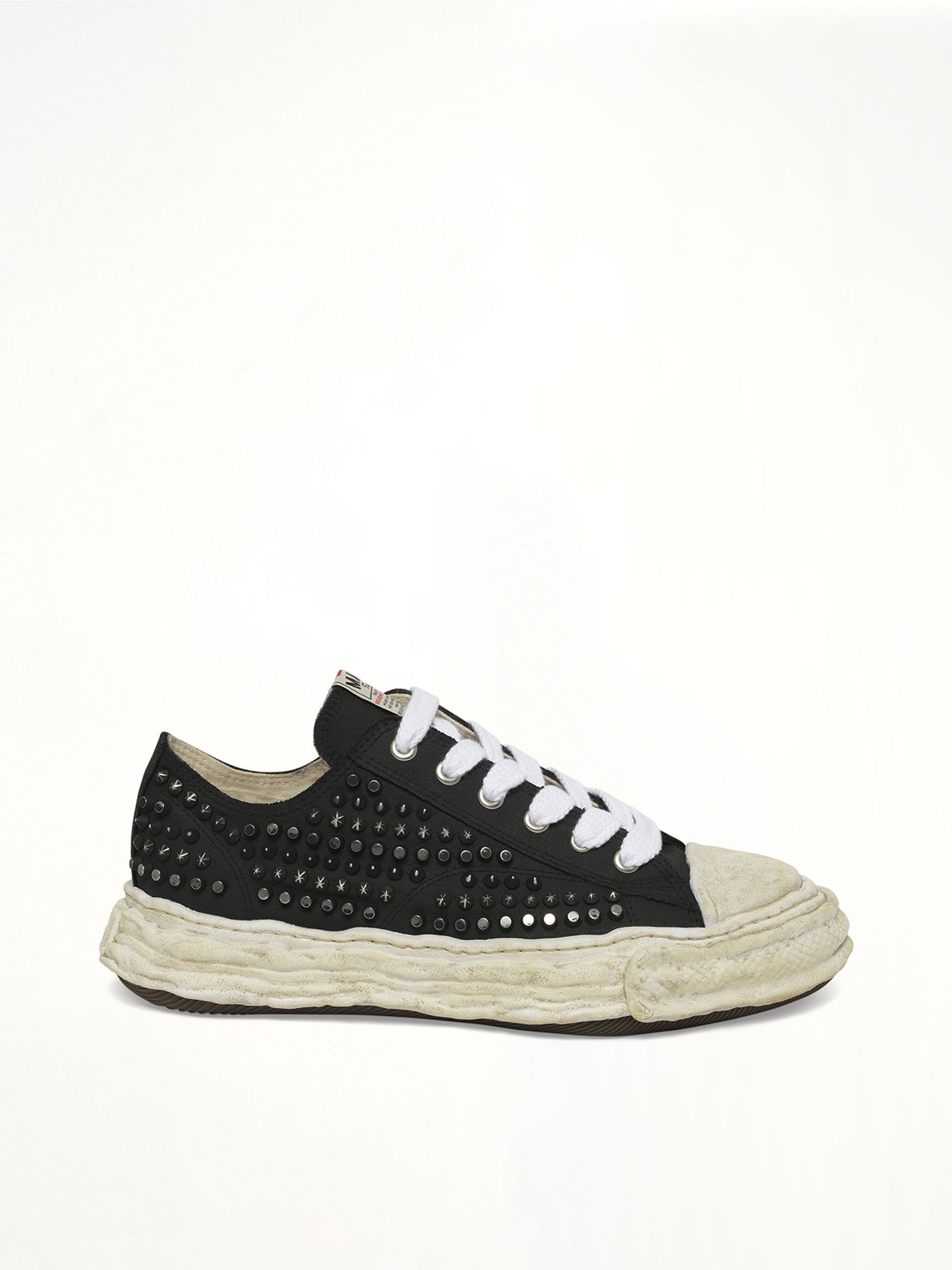 Peterson 23 OG Sneaker in Black Side View | MAISON MIHARA YASUHIRO