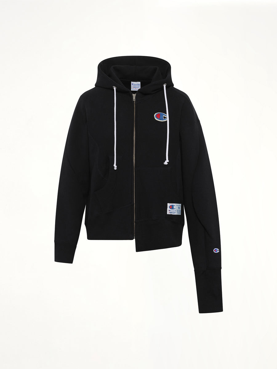Undercover X Champion Zip Hoodie in Black