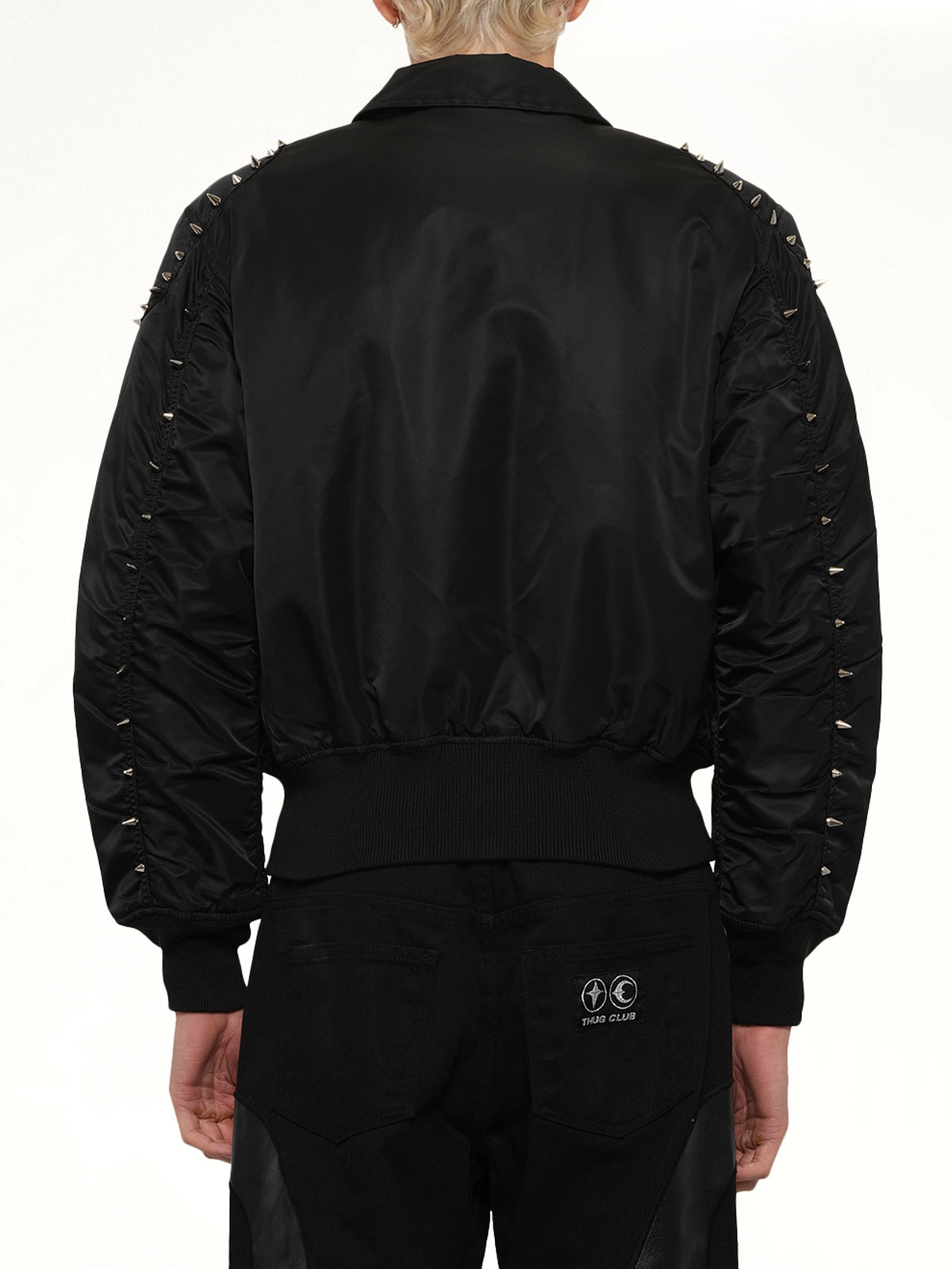TC x Alpha Industries 봄버 재킷 (스파이크 버전) 블랙