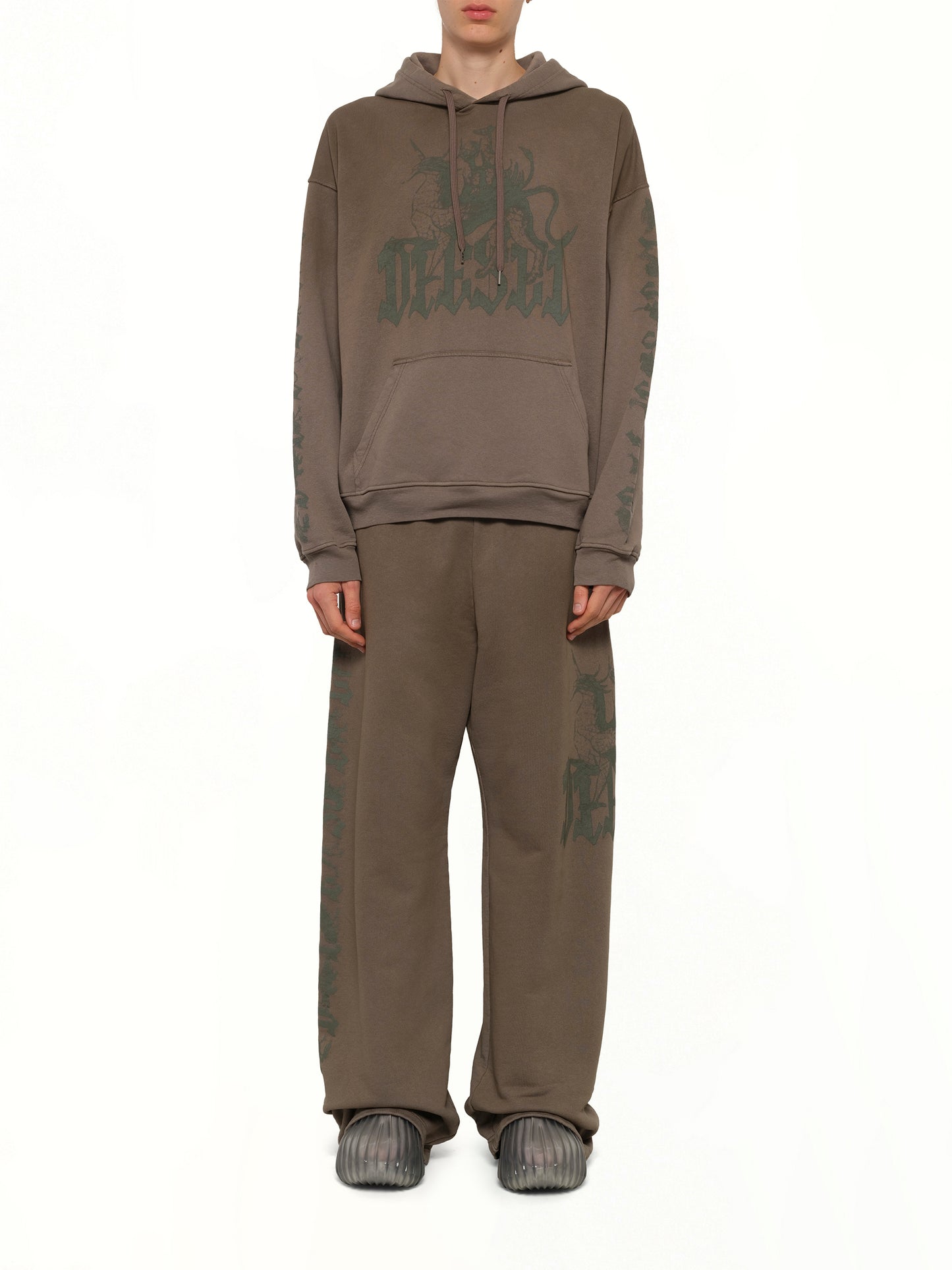 S-GRIFFON Hoodie in Brown