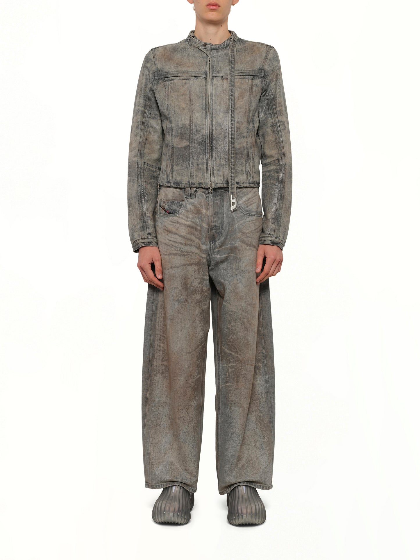 D-VULMAR-FSI Denim Jacket in Dirty Wash