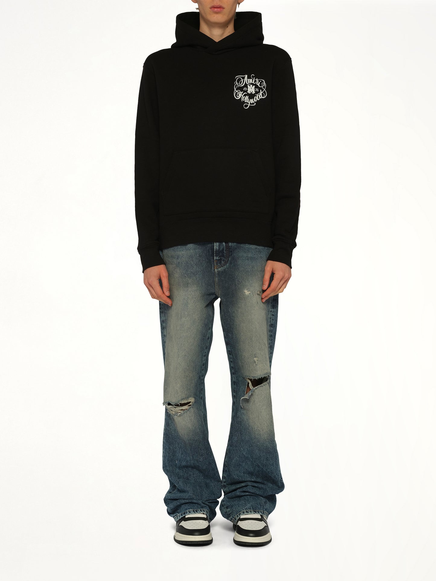 Amiri Hollywood Hoodie in Black